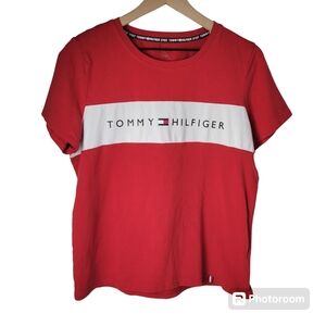 Tommy Hilfiger | Red Logo Tshirt Womens XL